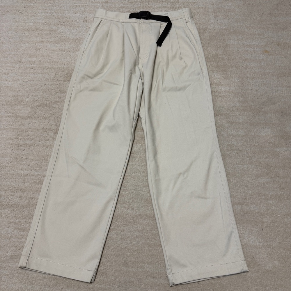FieldCore Workwear Pleated Pants Belted Men's Medium Beige Japan